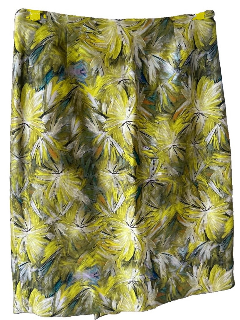 Doncaster Collection 100% Silk Floral Pencil Skirt Size 8 Lined